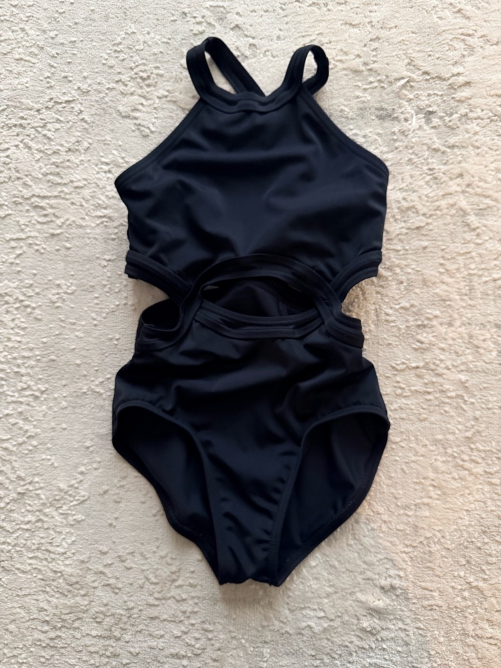 balera Black Cutout Dance Leotard
